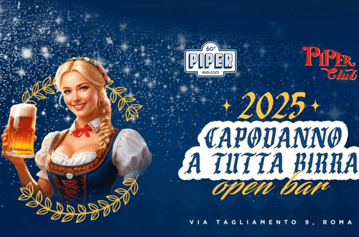 flyer capodanno piper roma 2025